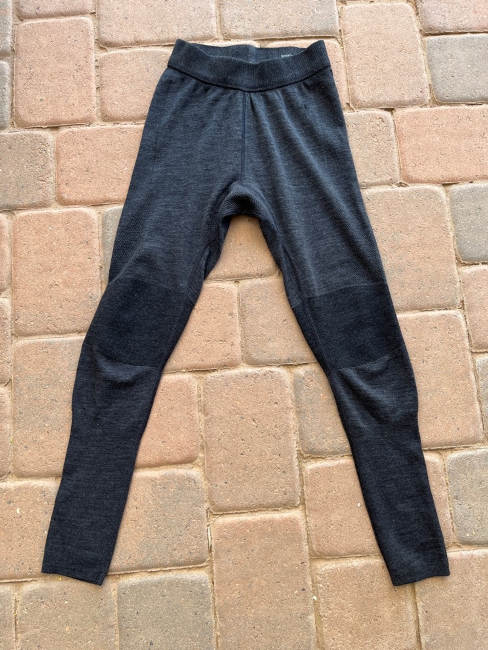 SMARTWOOL Men’s S Intranit 200 Charcoal Black Leggings Merino Wool Baselayer Ski